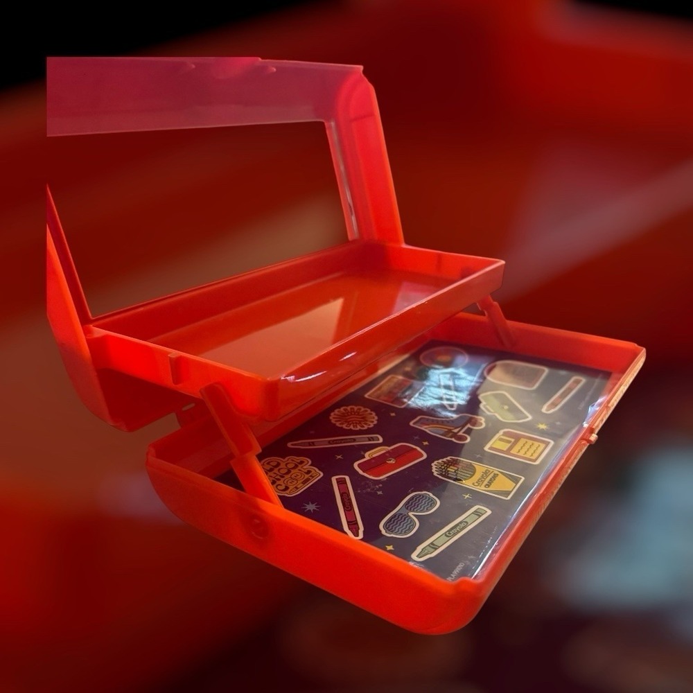 Caboodles Take It Tote Crayola Red Limited Edition Retired Color Makeup Case